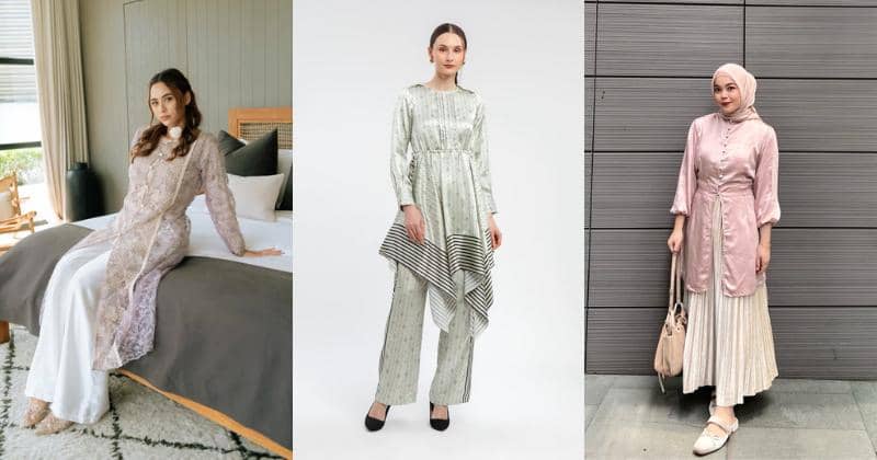 Inspirasi Long Tunik Warna Pastel untuk Lebaran, Cocok untuk Siapapun!